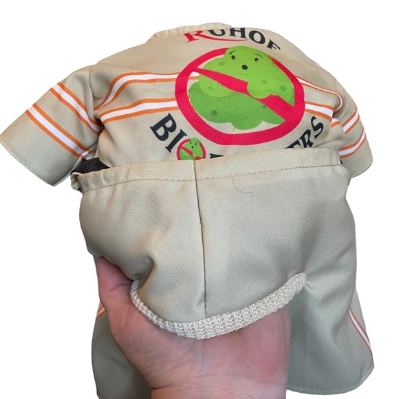 Chimp Puppet Ghostbuster Themed Biobuster Costumed Plush Monkey Velcro Realistic - Picture 15 of 16